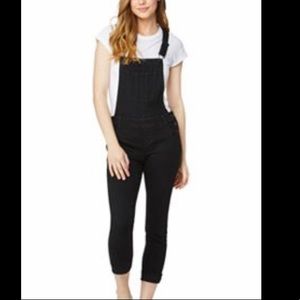 Wallflower mid rise skinny denim overalls sz Small